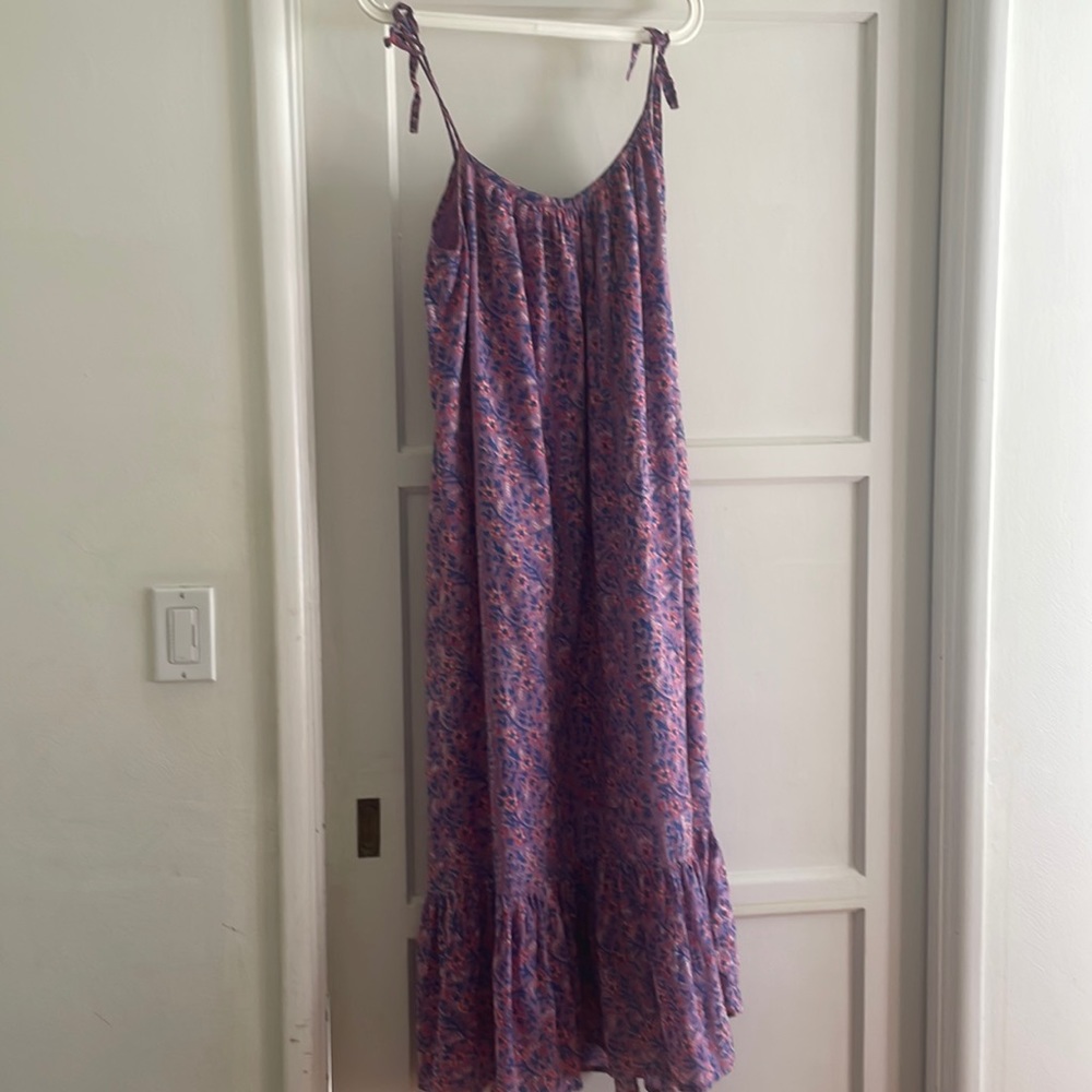 Sundress EMERSON FRY INDiA violet wildflower organic